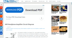 Desktop Screenshot of amplifiercircuits.com